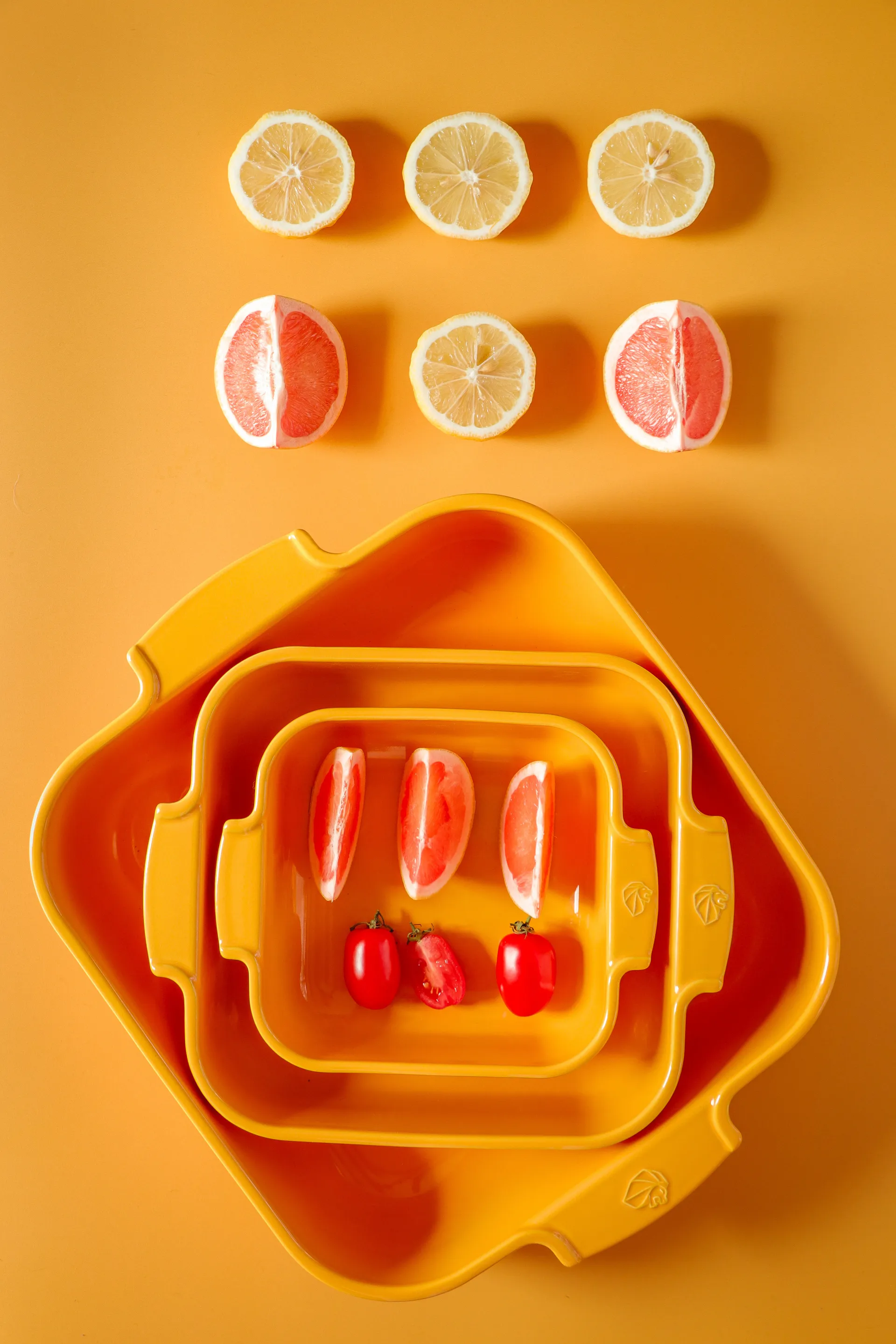 Molde de cerámica Appolia 16x25 cm, Saffron yellow Peugeot