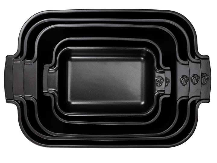 Molde de cerámica Appolia 16x25 cm, Satin black Peugeot