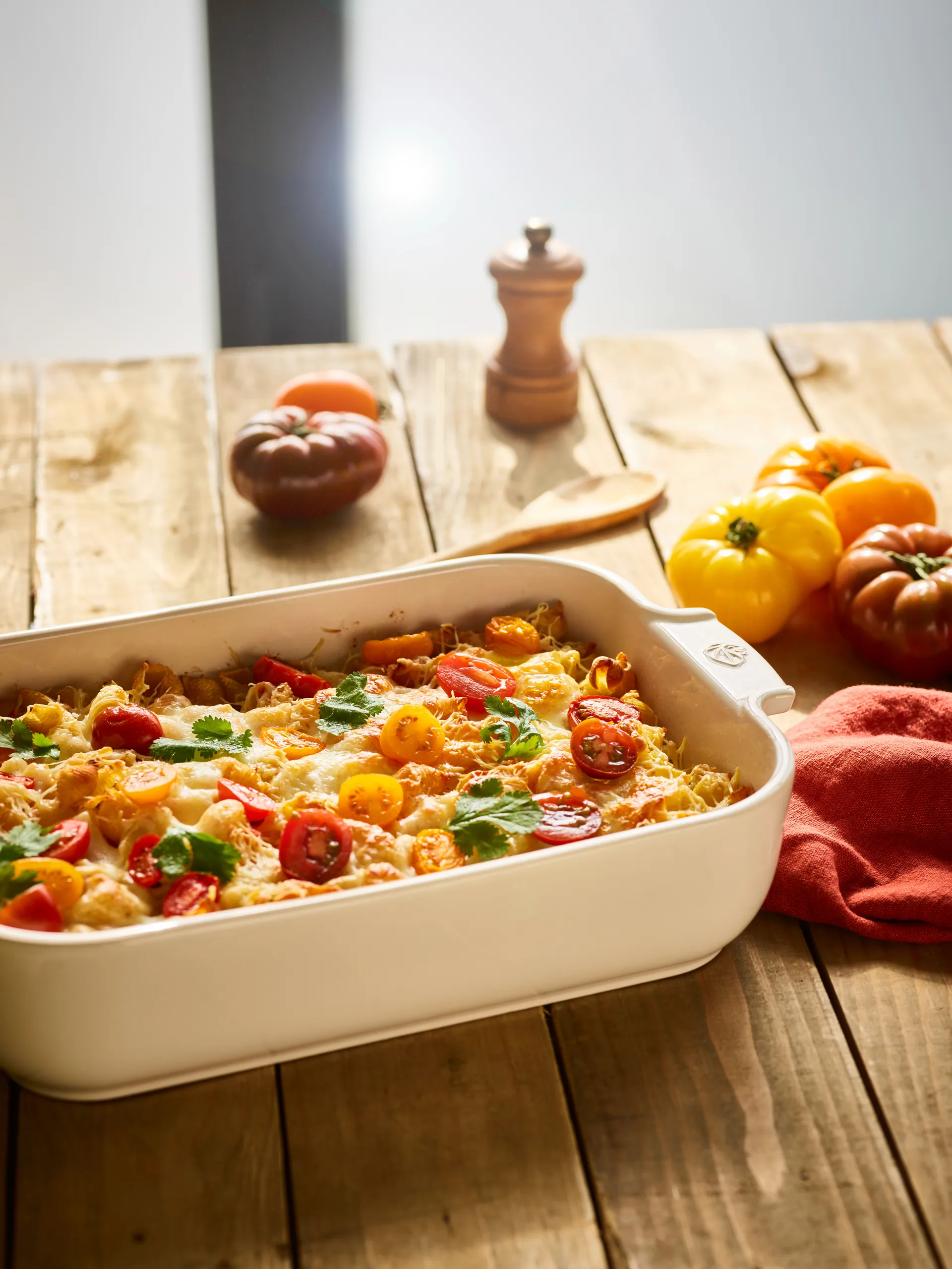 Molde de cerámica Appolia 29,5x36 cm, Blanco Peugeot