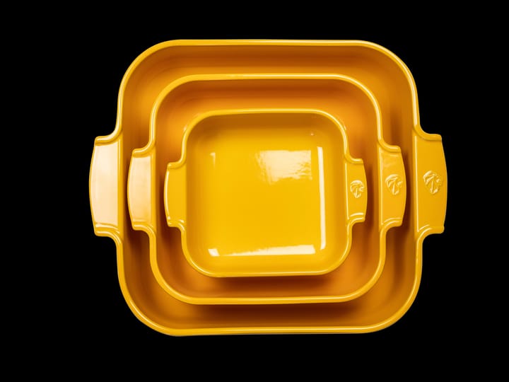 Molde de cerámica Appolia 40x27 cm, Saffron yellow Peugeot