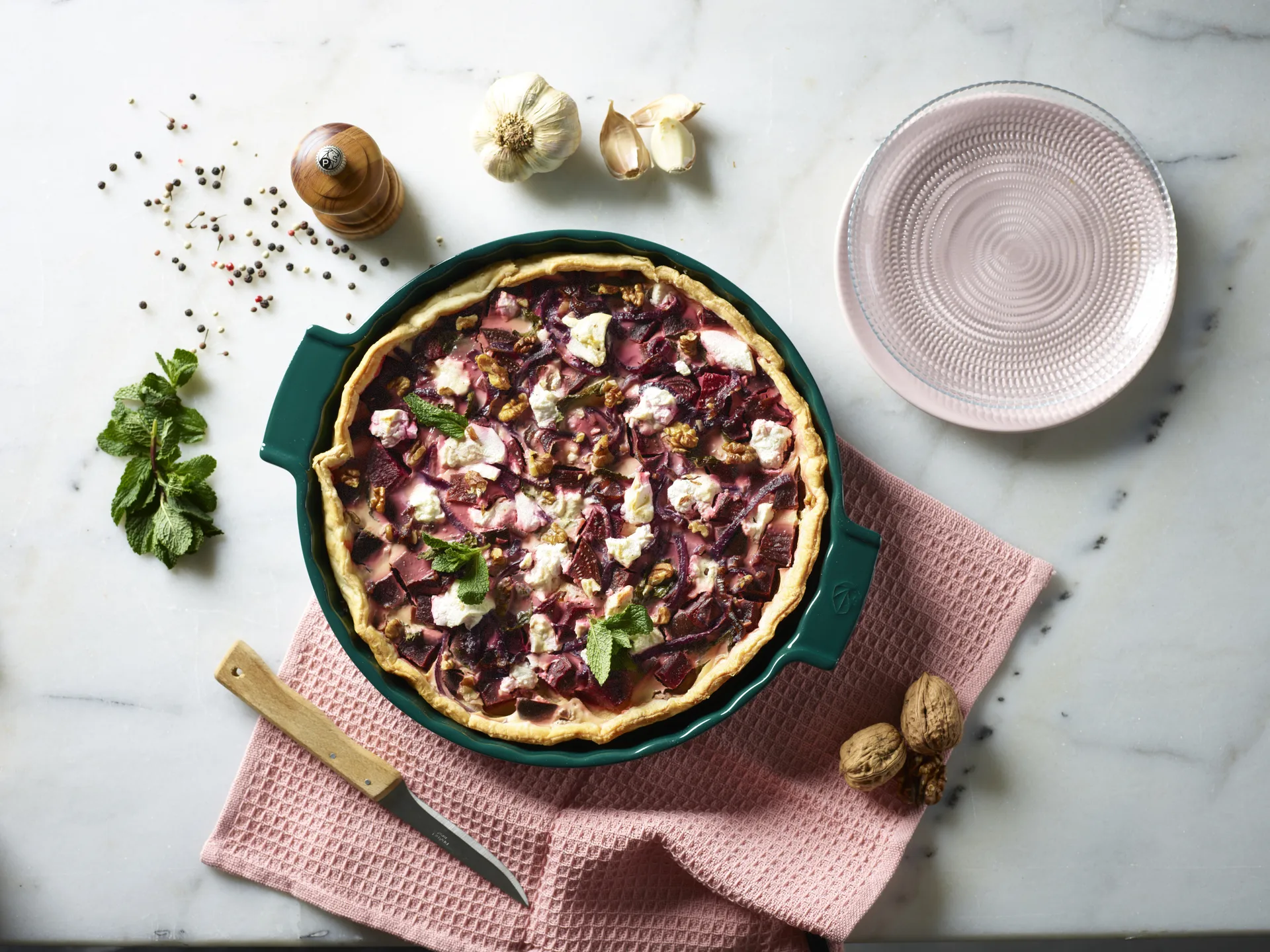 Molde para tarta Appolia Ø30 cm, Verde bosque Peugeot