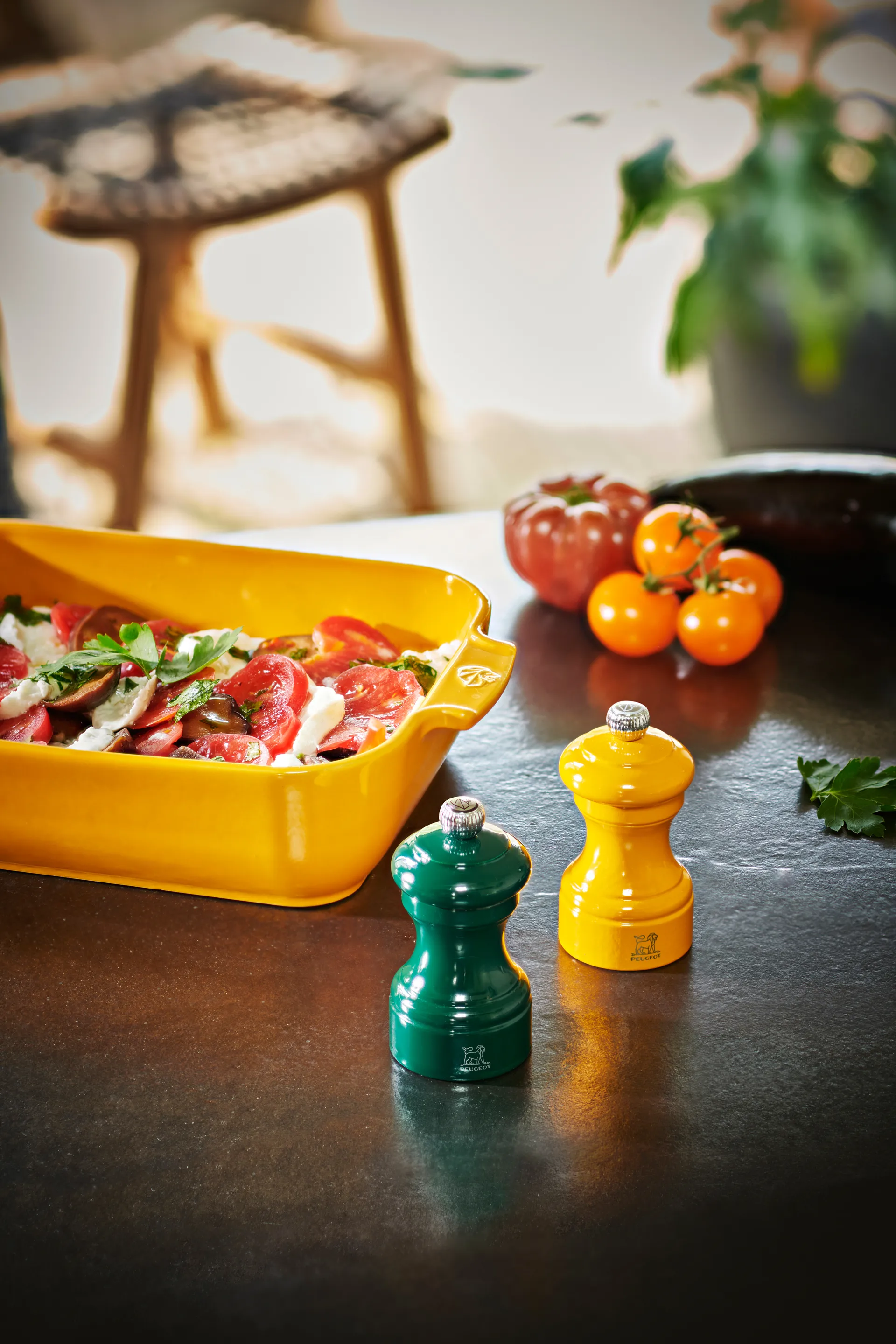 Molinillo de pimienta Bistrorama 10 cm, Green Forest Peugeot