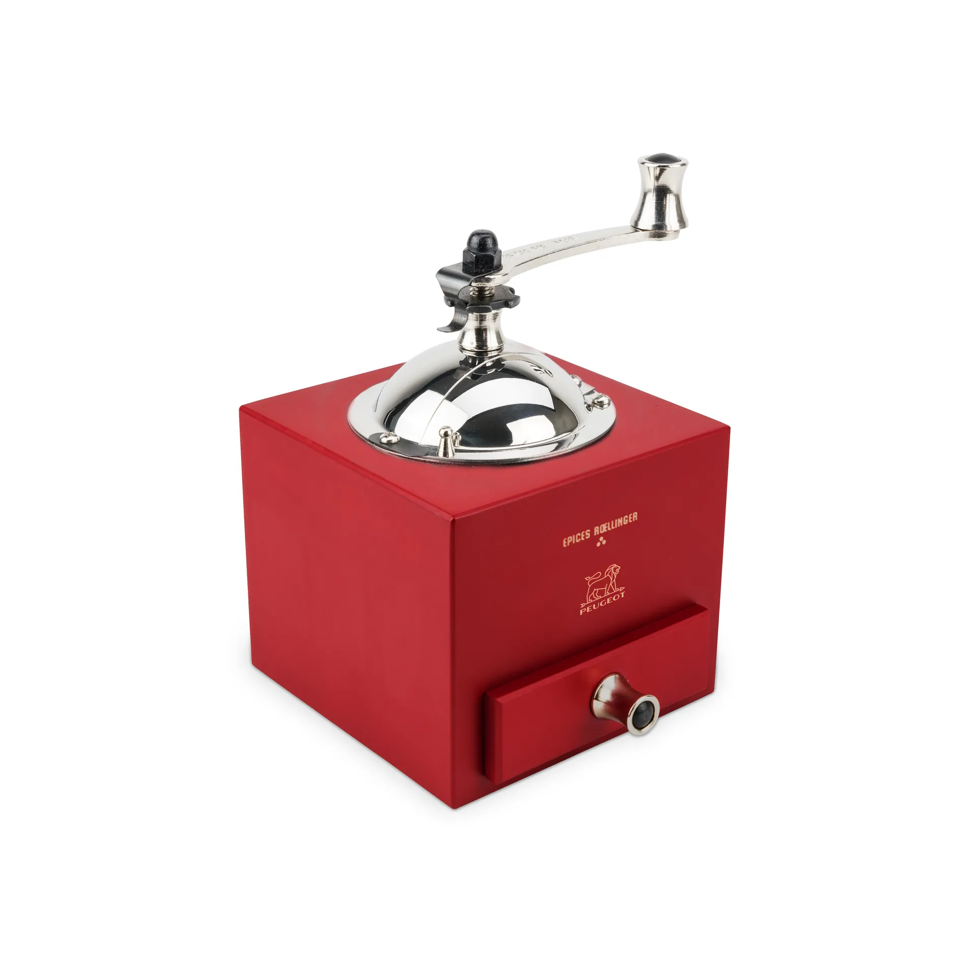 Molinillo de pimienta manual Roellinger, rojo Peugeot
