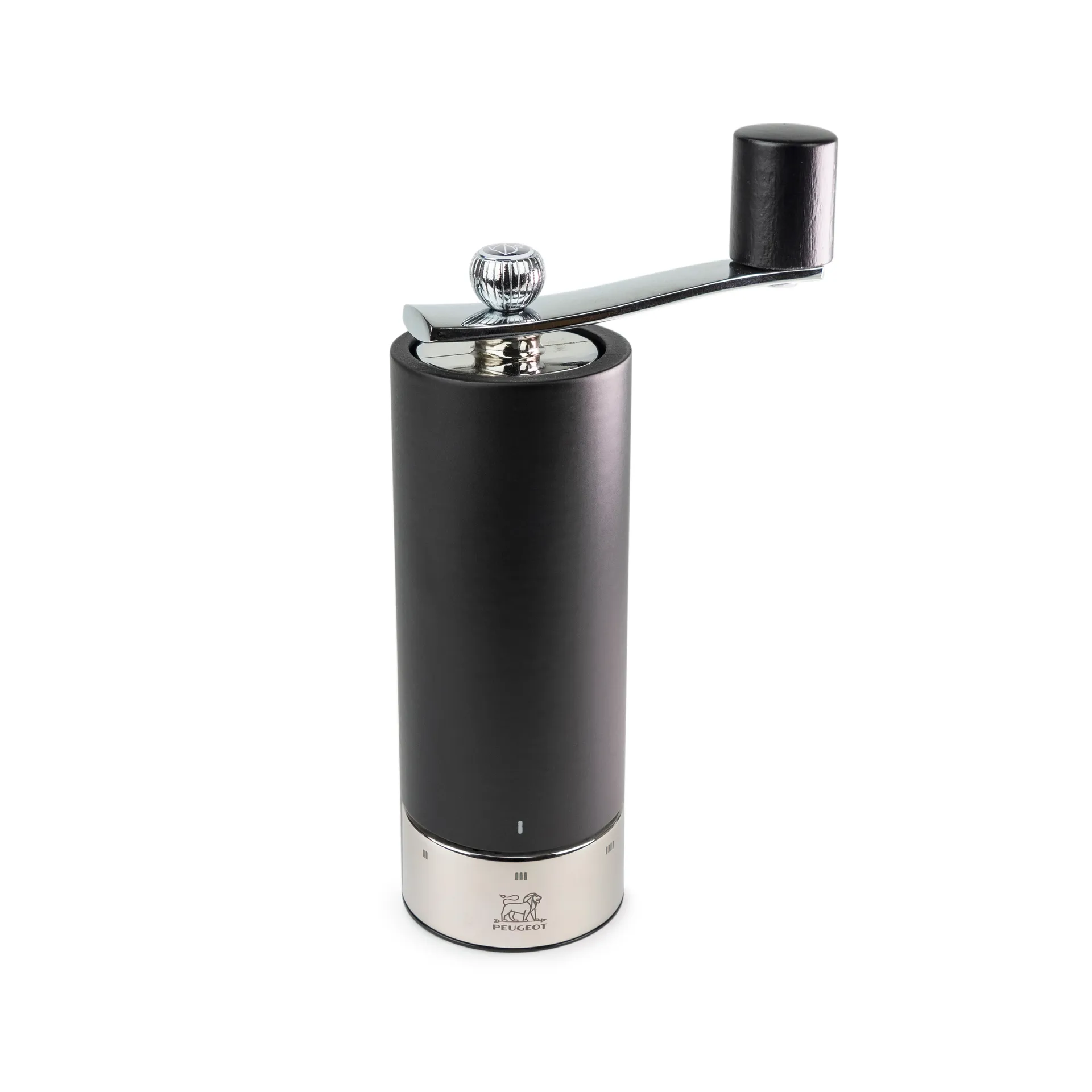 Molinillo de sal con manivela Isen u'select, negro Peugeot