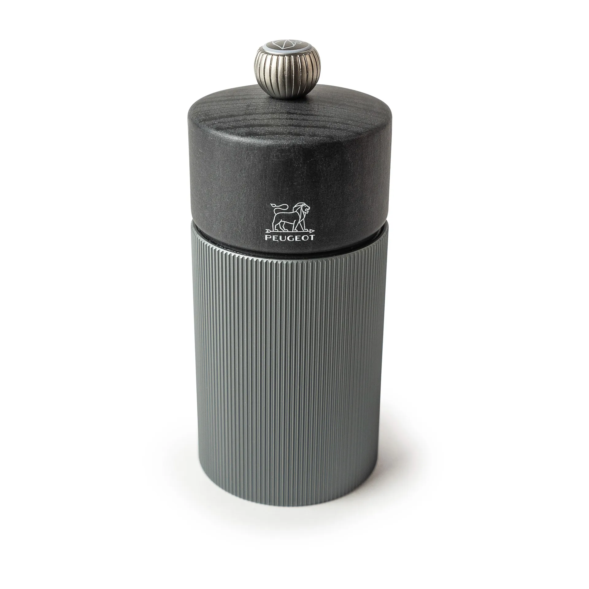 Molinillo de sal Line Dark 12 cm, Wood-aluminium Peugeot