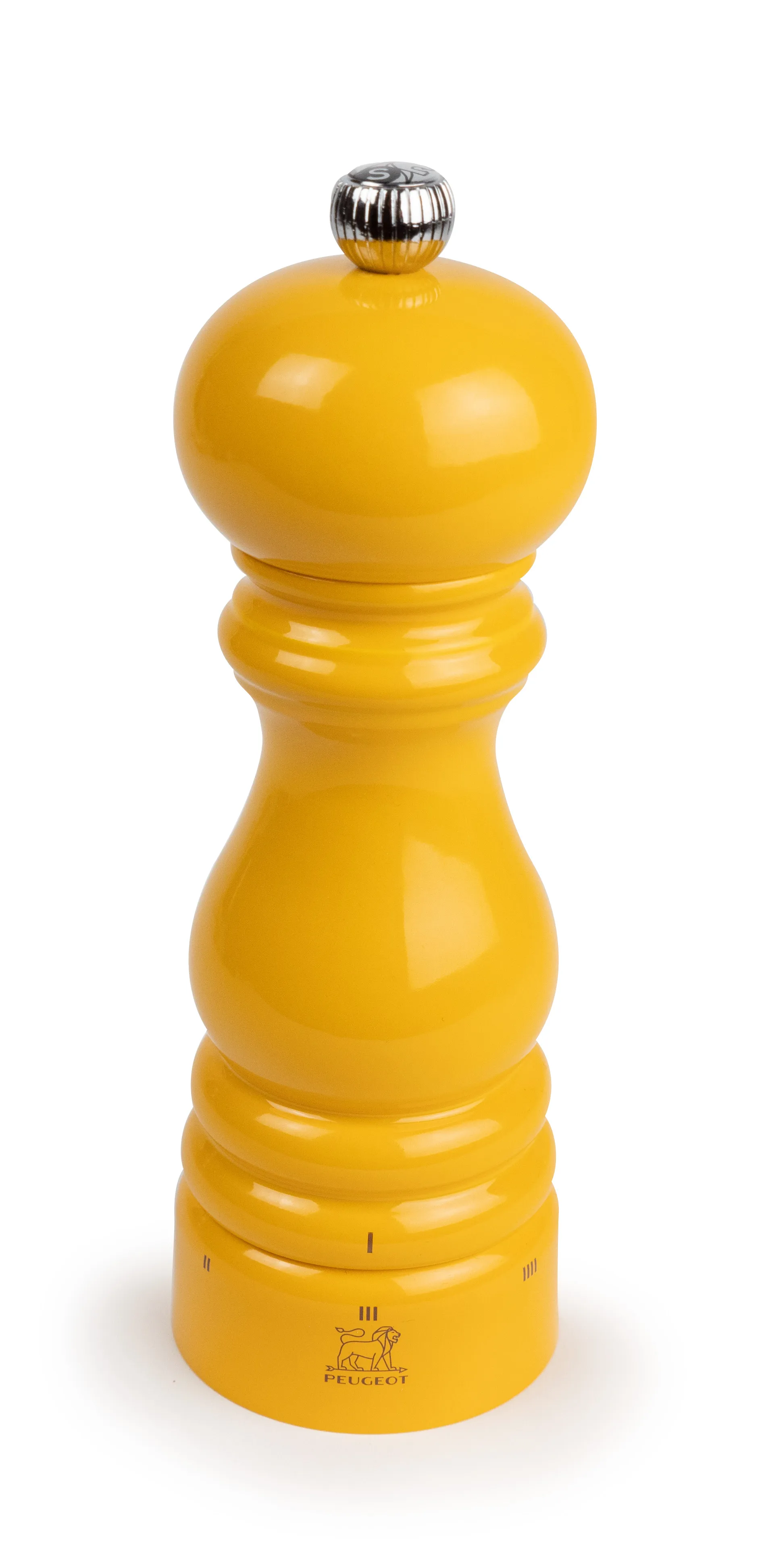 Molinillo de sal Parisrama 18 cm, Madera - amarillo azafrán Peugeot