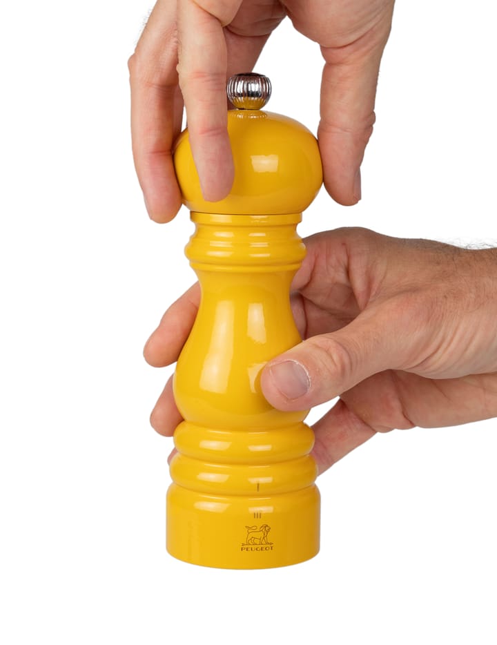 Molinillo de sal Parisrama 18 cm, Madera - amarillo azafrán Peugeot