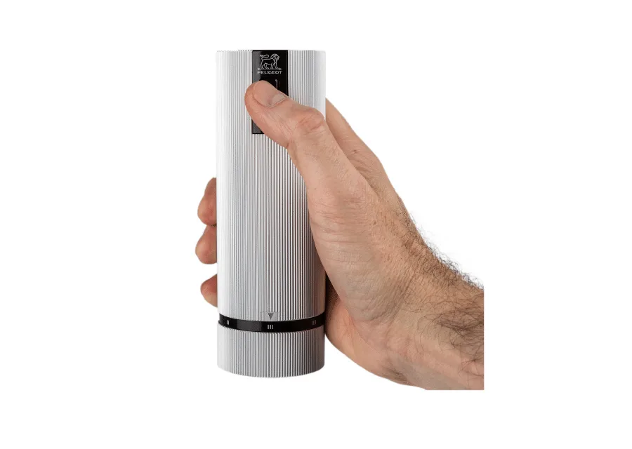 Molinillo eléctrico de sal Line 15 cm, Aluminio Peugeot