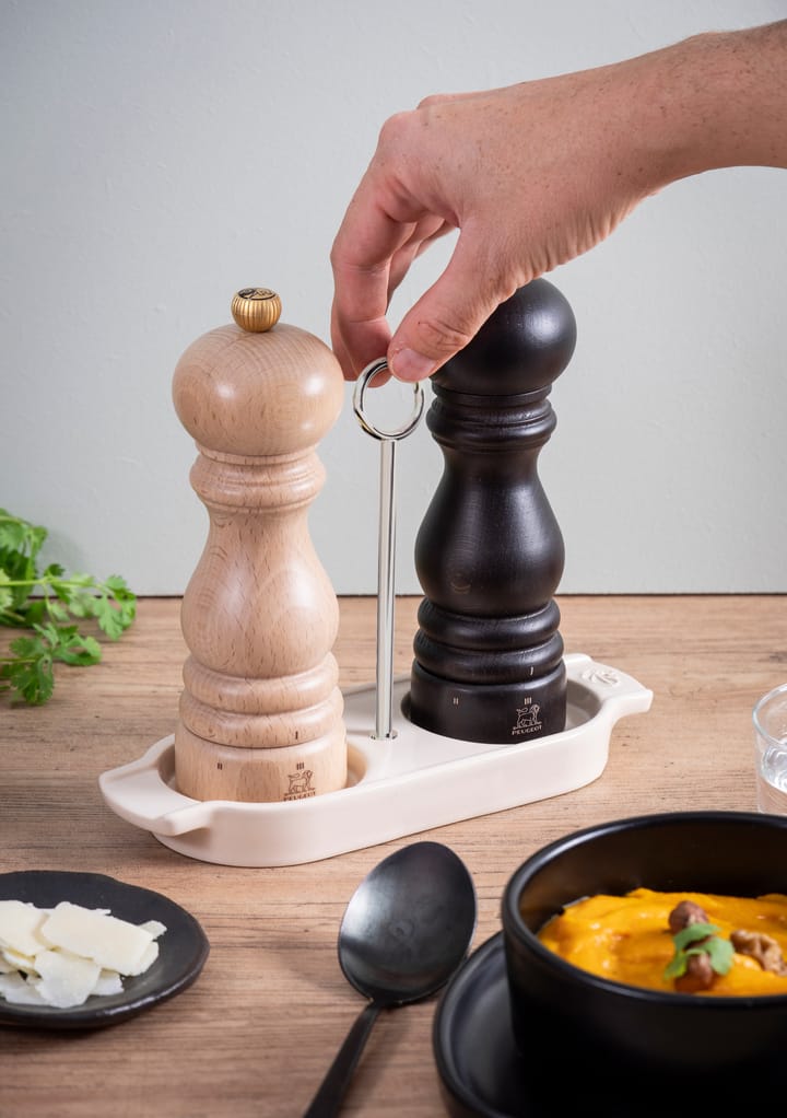 Soporte para molinillos de especias Linea con mango, Crudo Peugeot