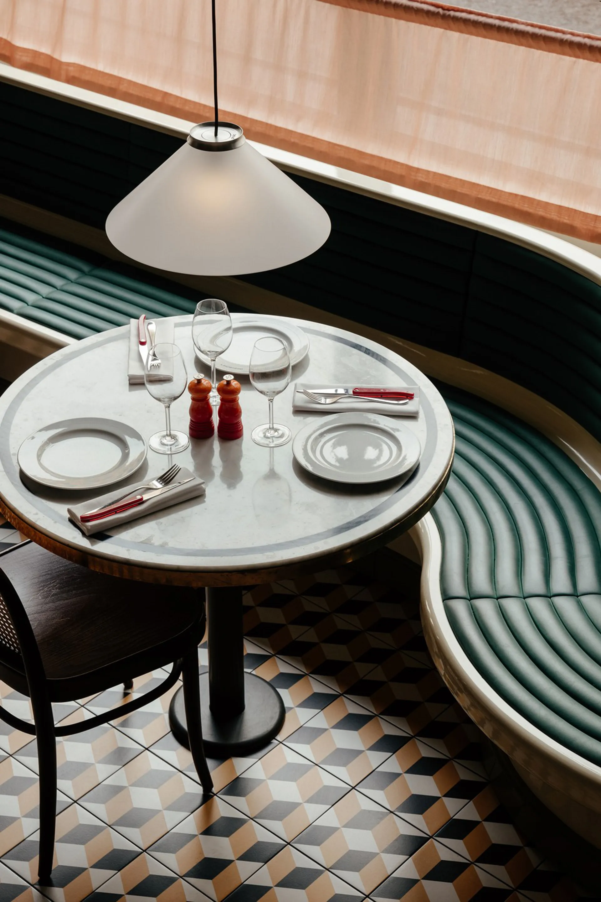 Lámpara colgante Aline 40, Aluminium Pholc