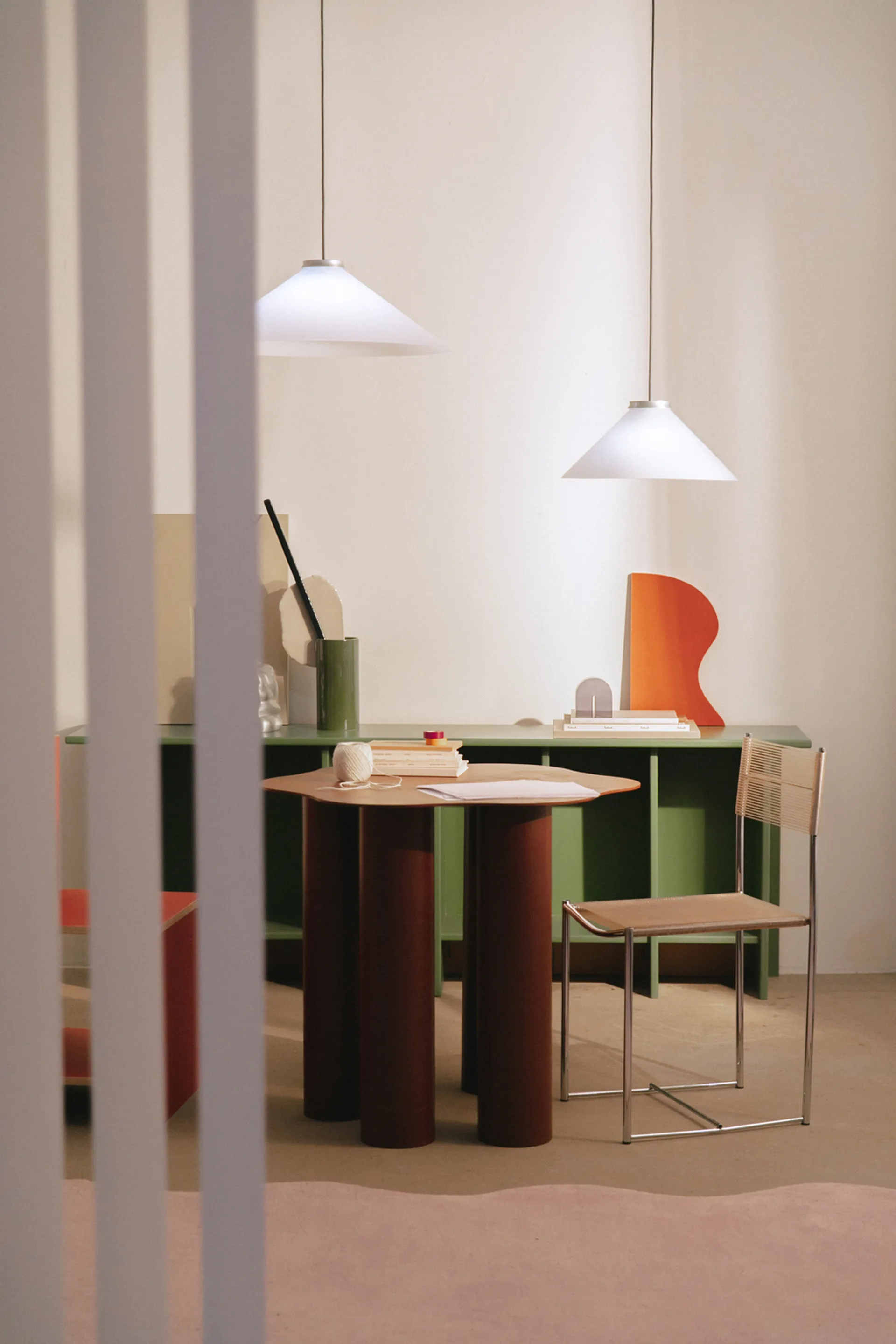 Lámpara colgante Aline 40, Aluminium Pholc