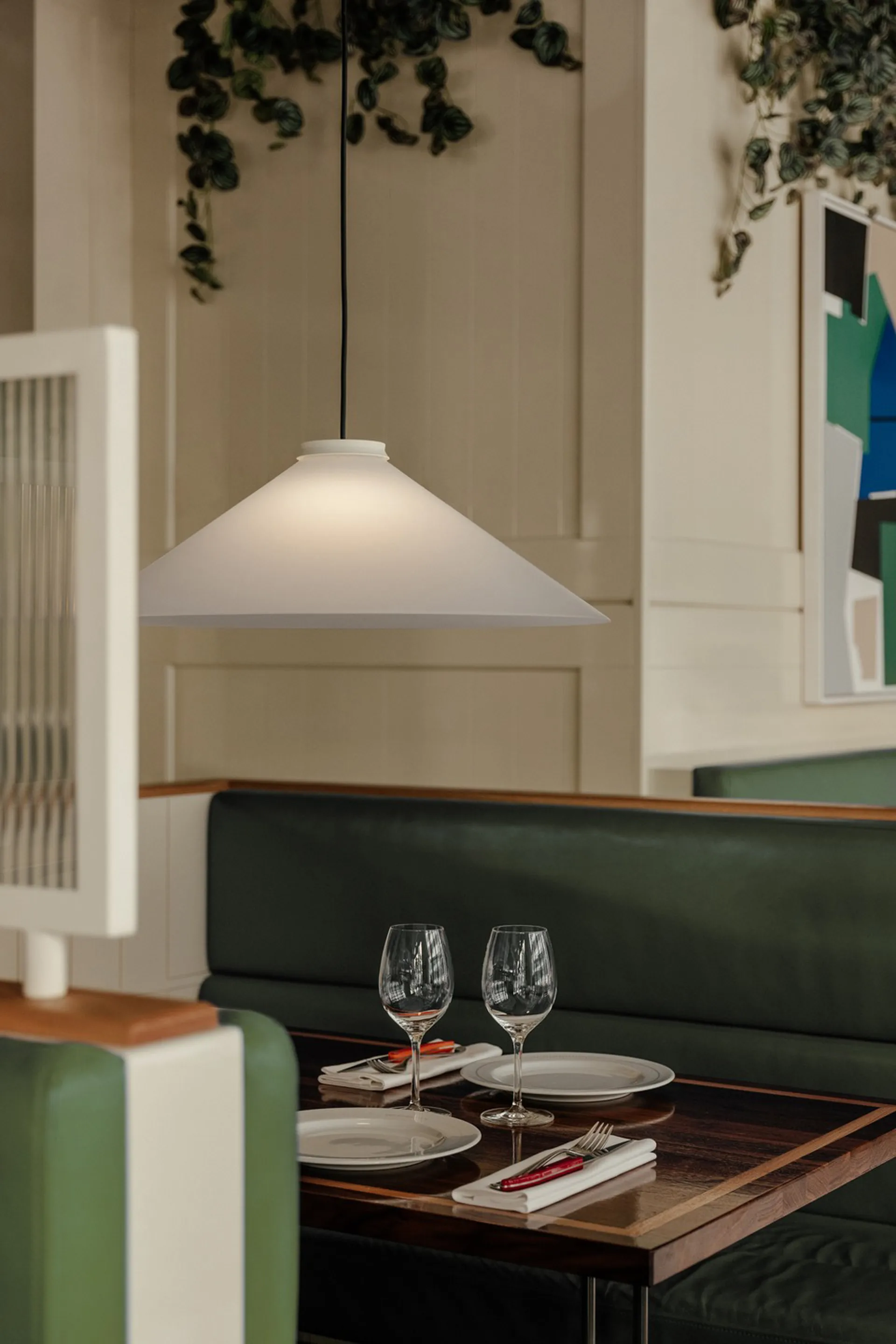 Lámpara colgante Aline 58, Cotton Pholc