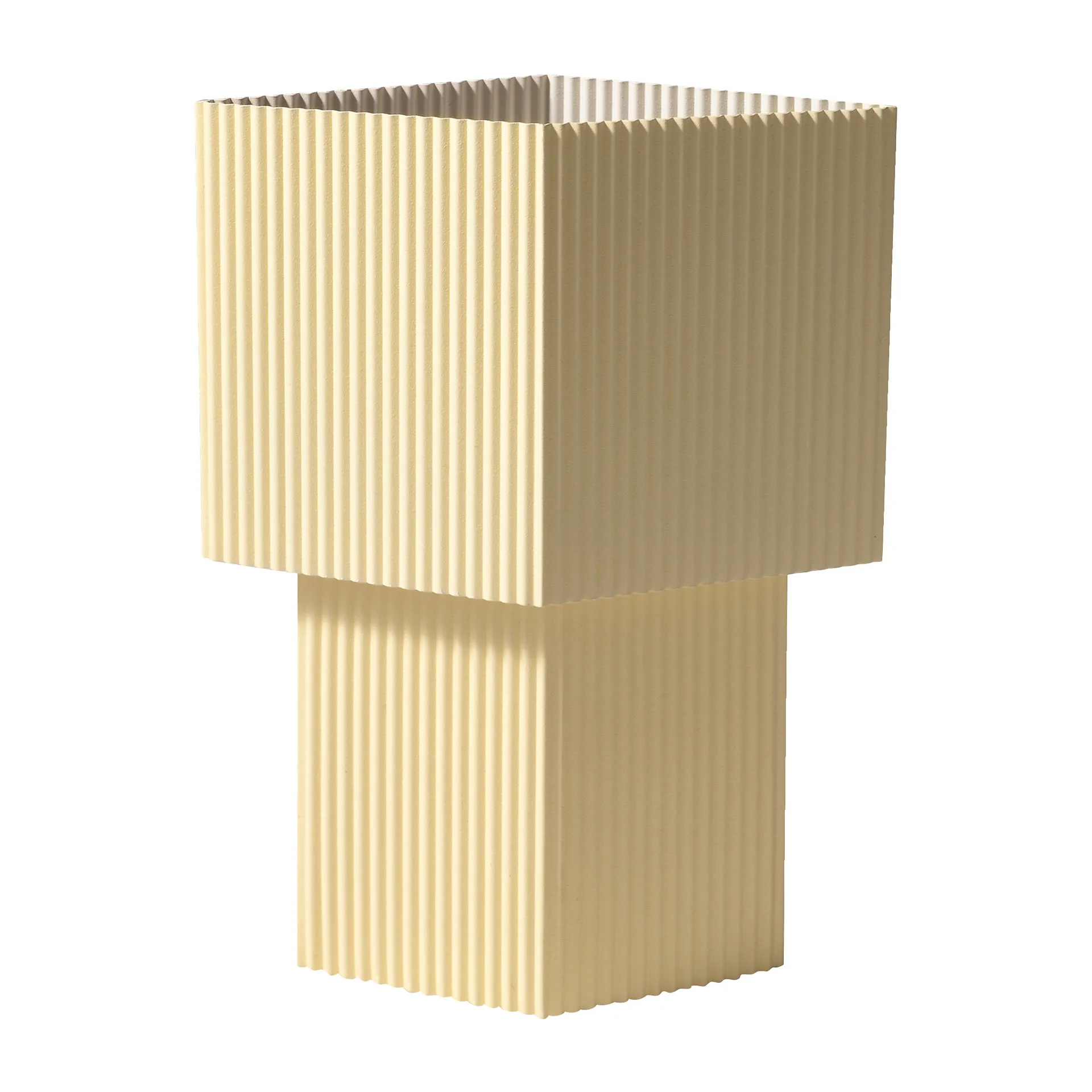 Lámpara de mesa portable Romb Mini 19 cm, Vanilla Pholc