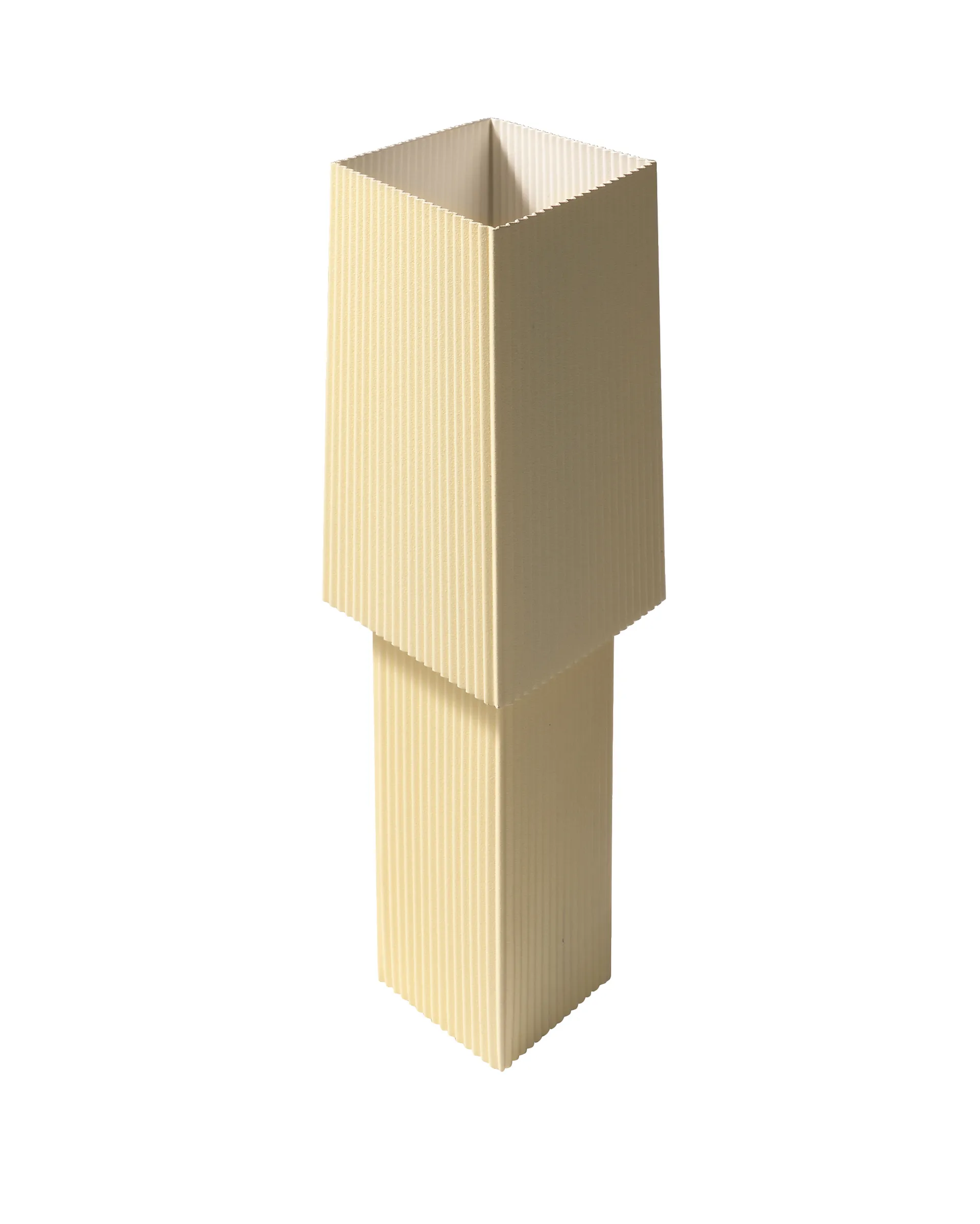 Lámpara de mesa portable Romb Mini 19 cm, Vanilla Pholc