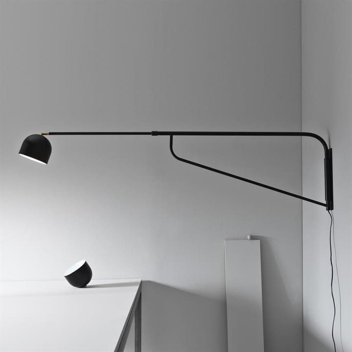 Lámpara de pared Bellman 205, negro Pholc