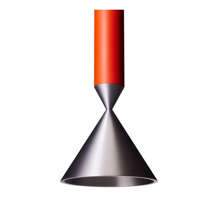 Lámpara de techo Apollo 59, Red orange-aluminium Pholc