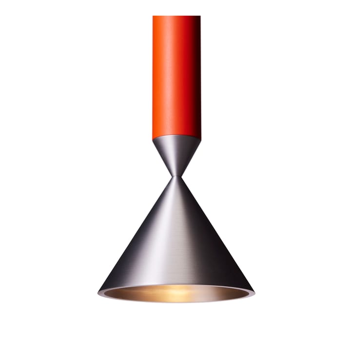 Lámpara de techo Apollo 59, Red orange-aluminium Pholc