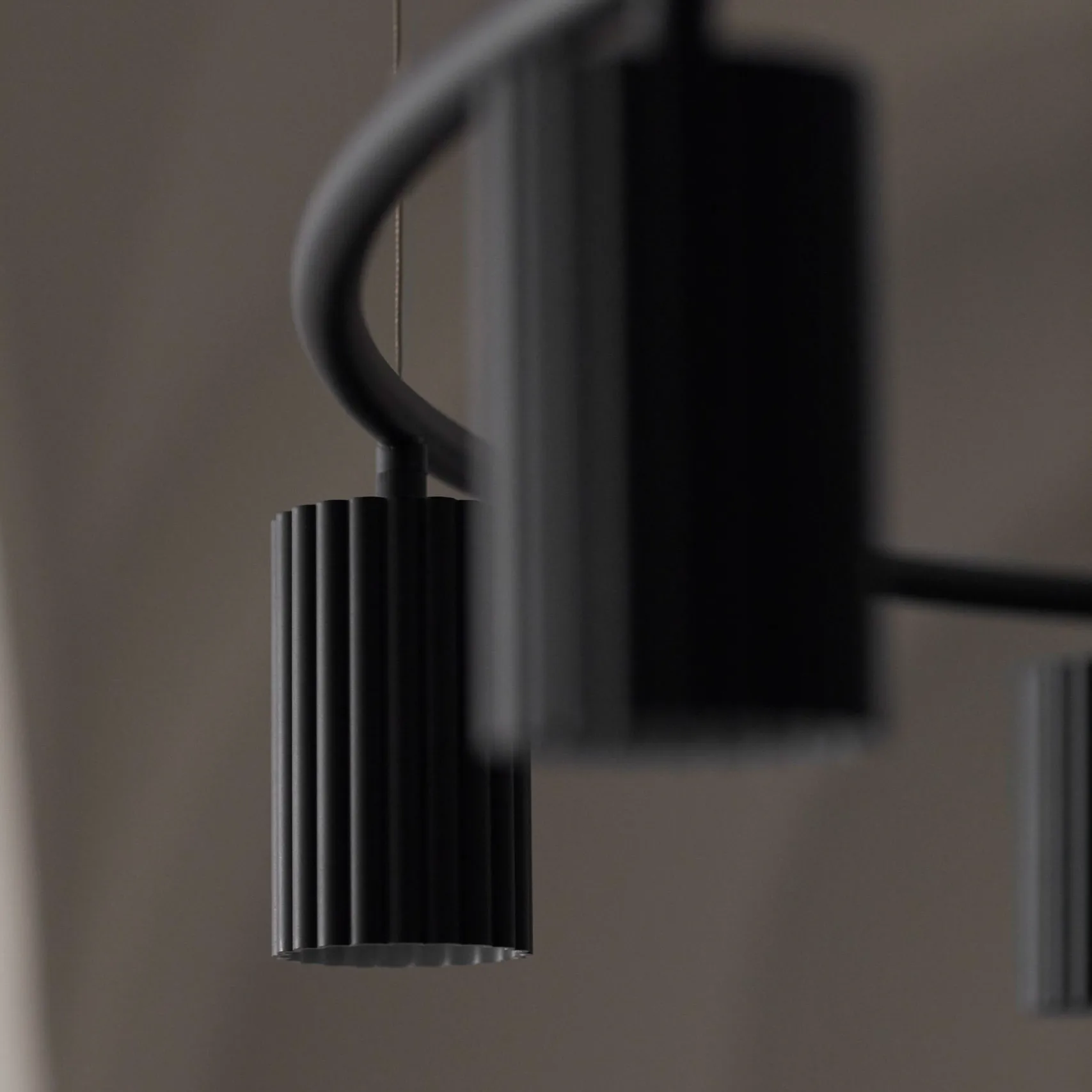 Lámpara de techo Donna Circle 100, Black ink Pholc