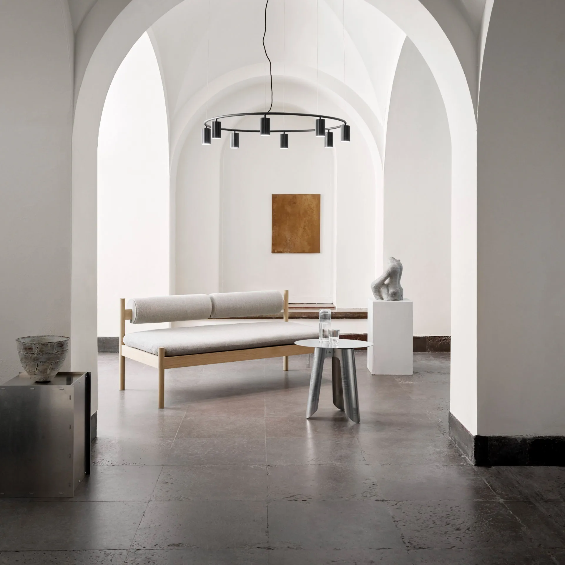 Lámpara de techo Donna Circle 100, Black ink Pholc