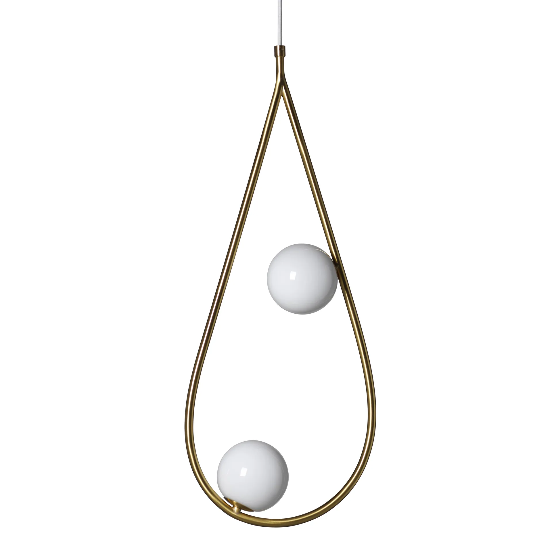 Lámpara de techo Pearls 65, latón Pholc