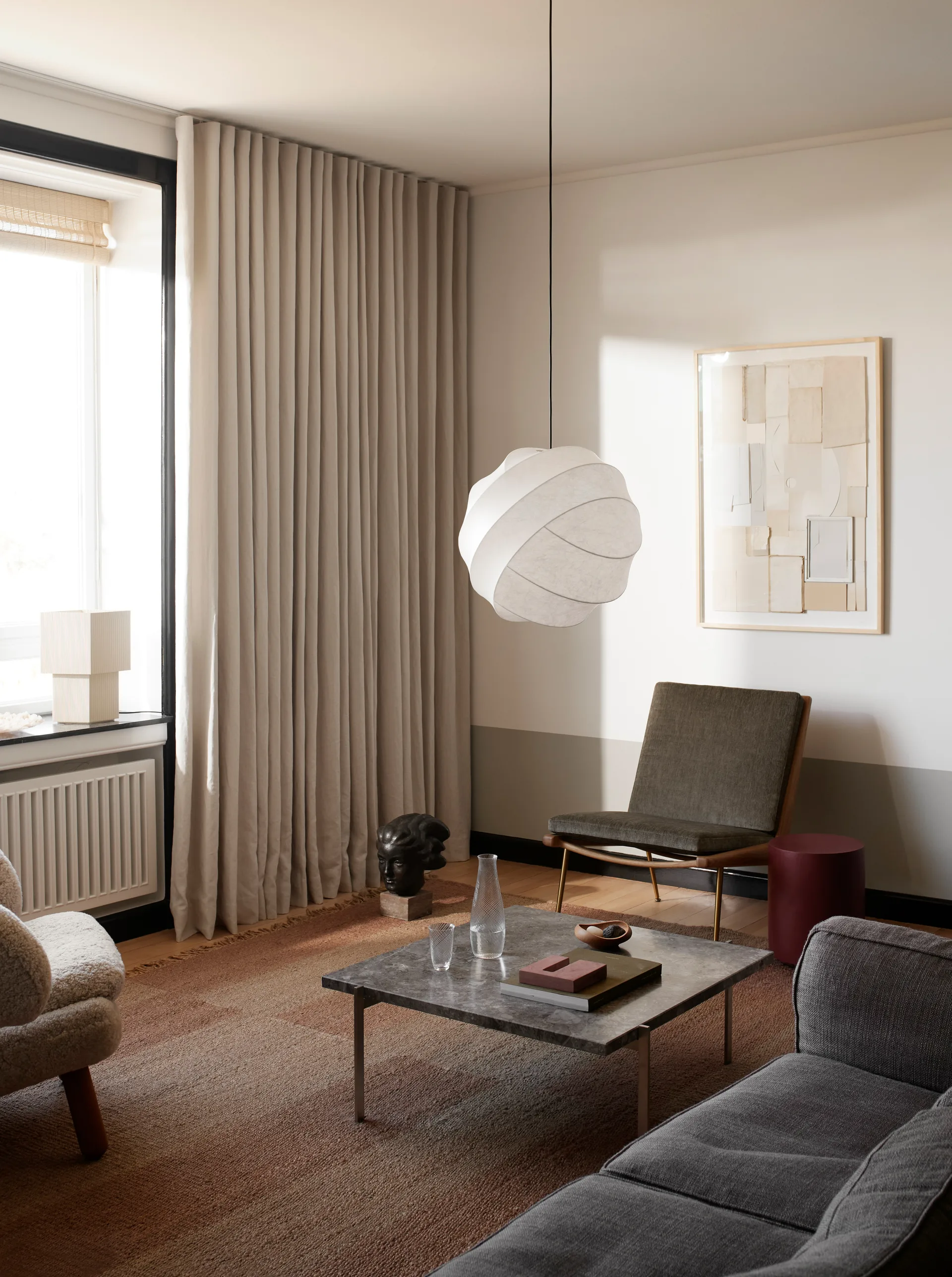 Lámpara de techo Turner 50, Blanco Pholc