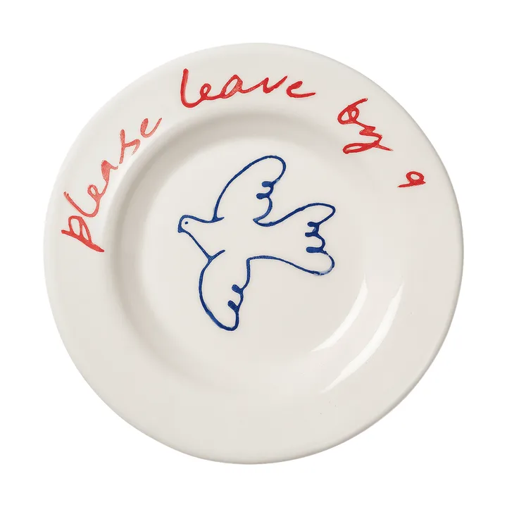 Bird Tapas plato - Blue, 15 cm - Pick a Poppy