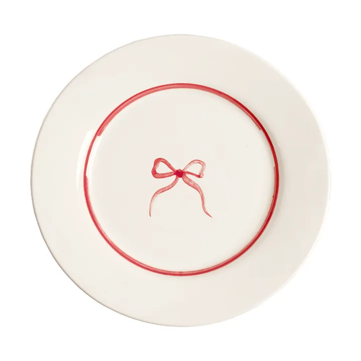 Bow plato de ensalada - Rosa oscuro, 22 cm - Pick a Poppy