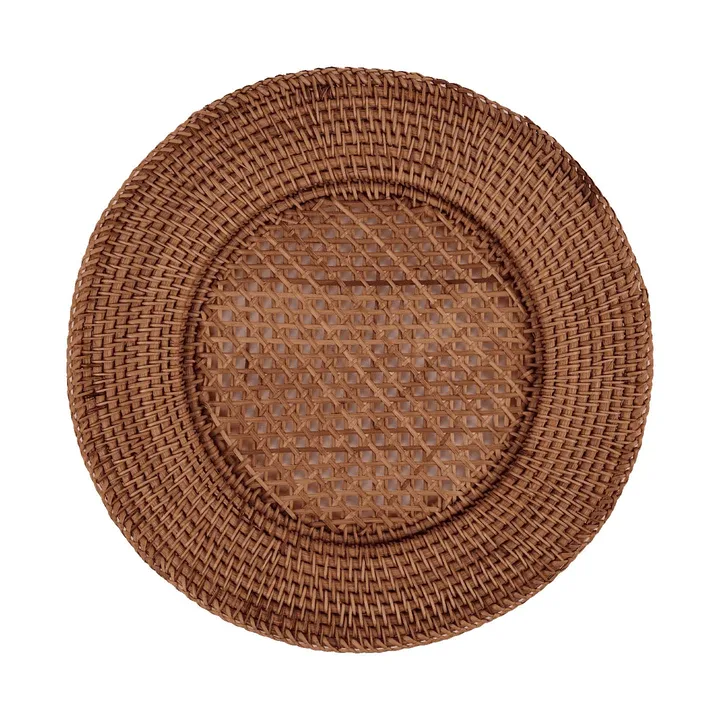 Classic Rattan mantel individual - marrón oscuro, 33 cm - Pick a Poppy