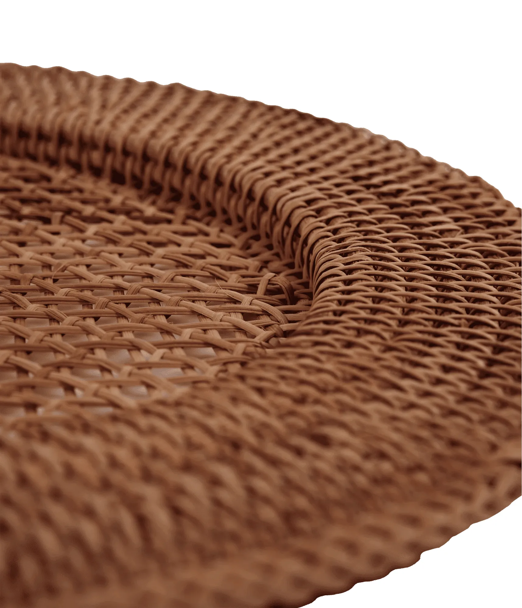 Classic Rattan mantel individual, marrón oscuro, 33 cm Pick a Poppy