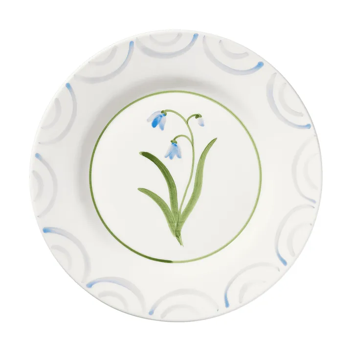 Cottage Flower plato - azul claro, 28 cm - Pick a Poppy