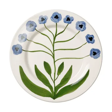 Madelen Möllard Pansy plato de ensalada - Blue, 22 cm - Pick a Poppy