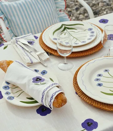 Madelen Möllard Pansy plato de ensalada - Blue, 22 cm - Pick a Poppy