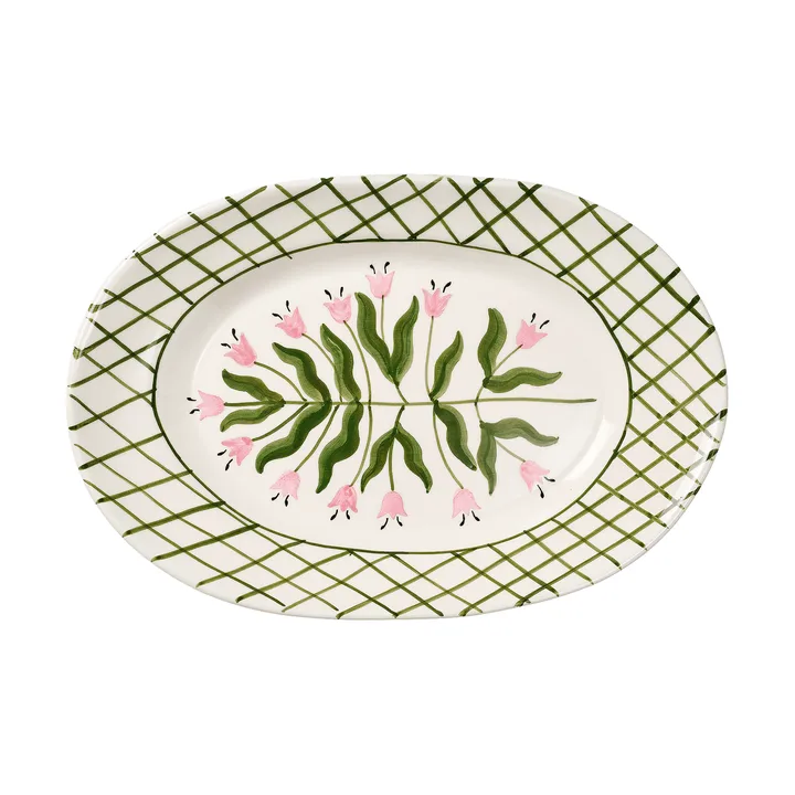 Madelen Möllard Tulip fuente para servir - Green, 38,5 cm - Pick a Poppy
