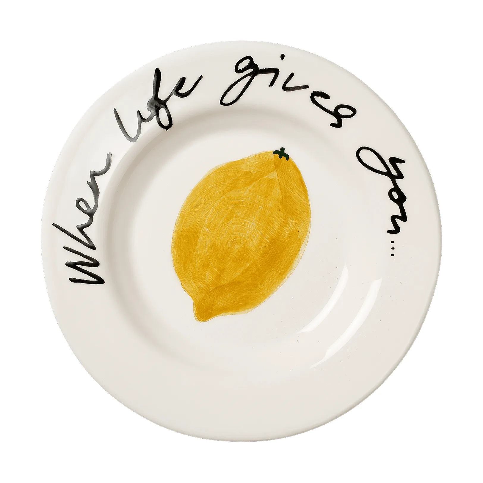 plato para tapas Lemon, Yellow, 15 cm Pick a Poppy