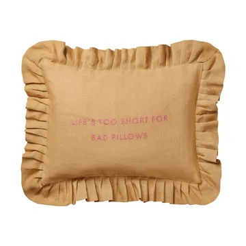 Quote funda de cojín - Harvest yellow, 30x40 cm - Pick a Poppy