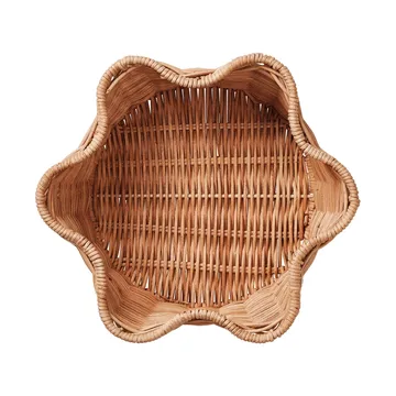 Rattan Round cesta - natural, 23 cm - Pick a Poppy
