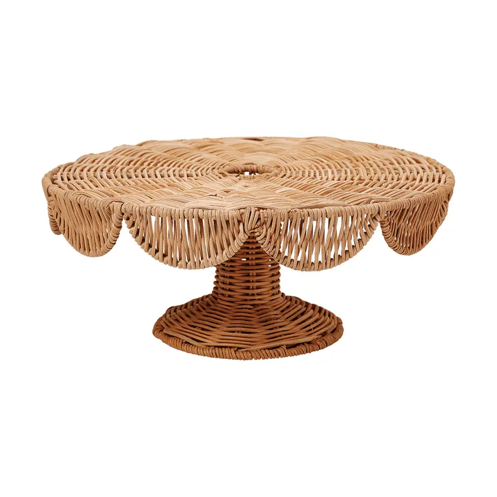 Scallop Cake fuente para servir pasteles - Natural, 30x12 cm - Pick a Poppy