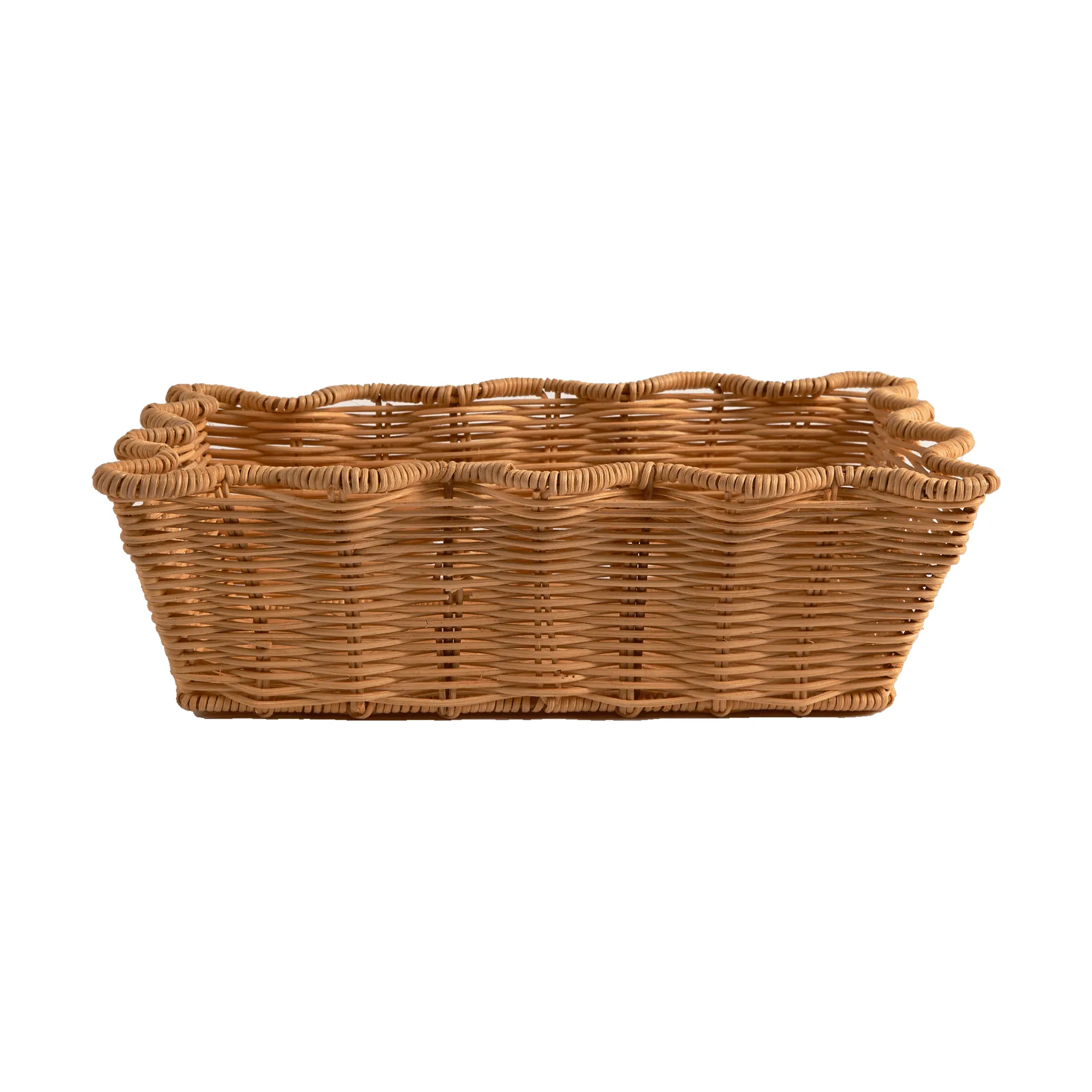 Scallop Rattan cesta, Natural, 20x30 cm Pick a Poppy