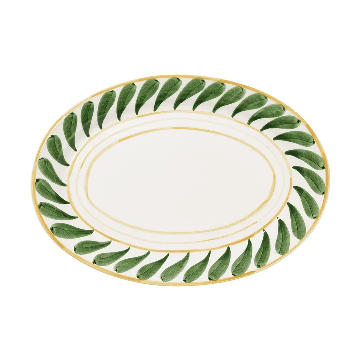Swirl fuente para servir - Verde, 32 cm - Pick a Poppy