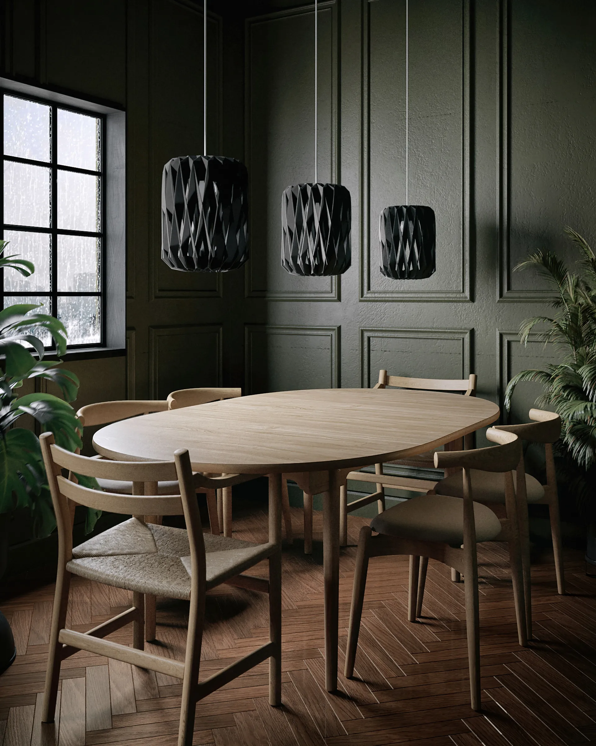 Lámpara colgante Pilke Signature Ø18 cm, negro Pilke