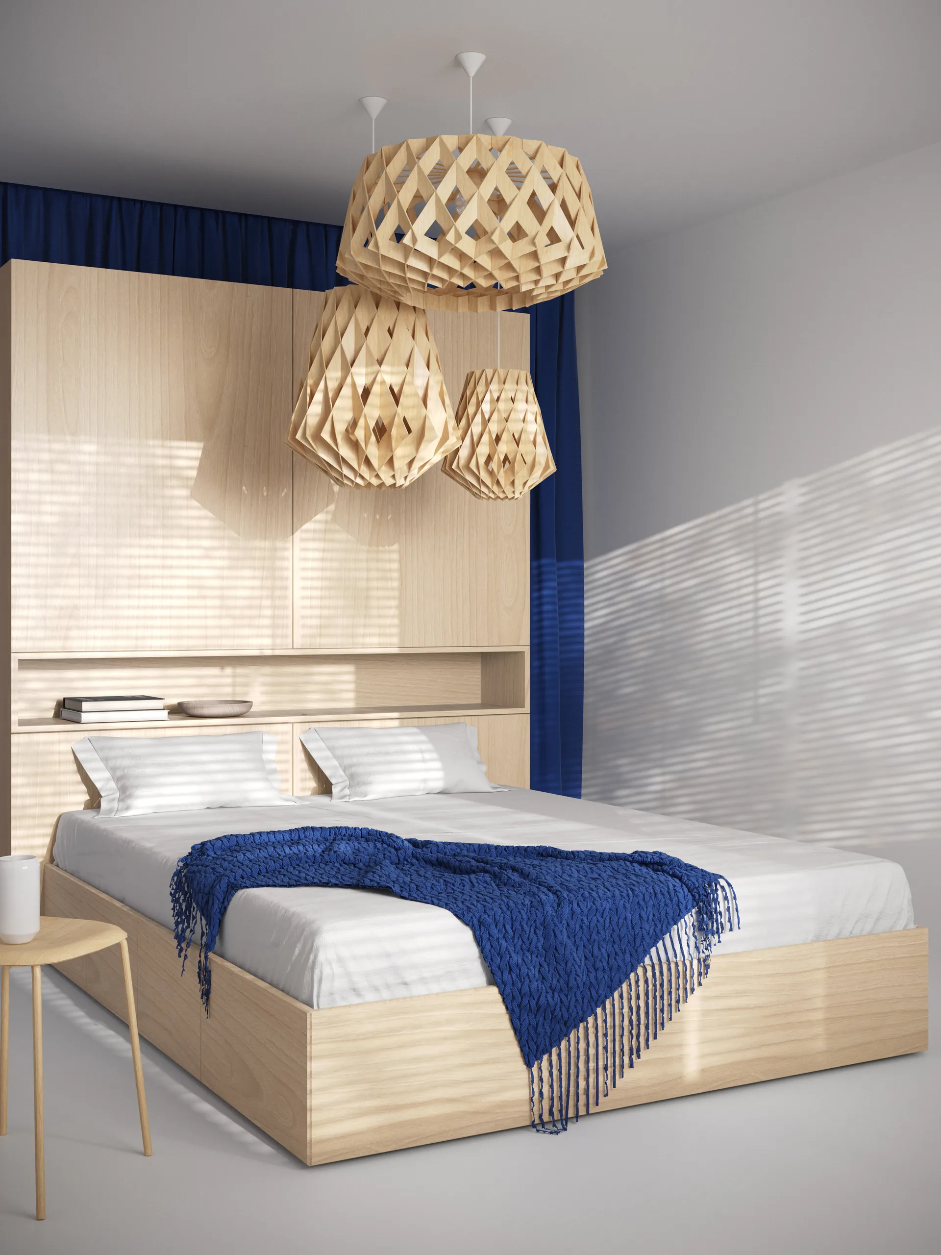 Lámpara colgante Pilke Signature Ø28 cm, Abedul Pilke