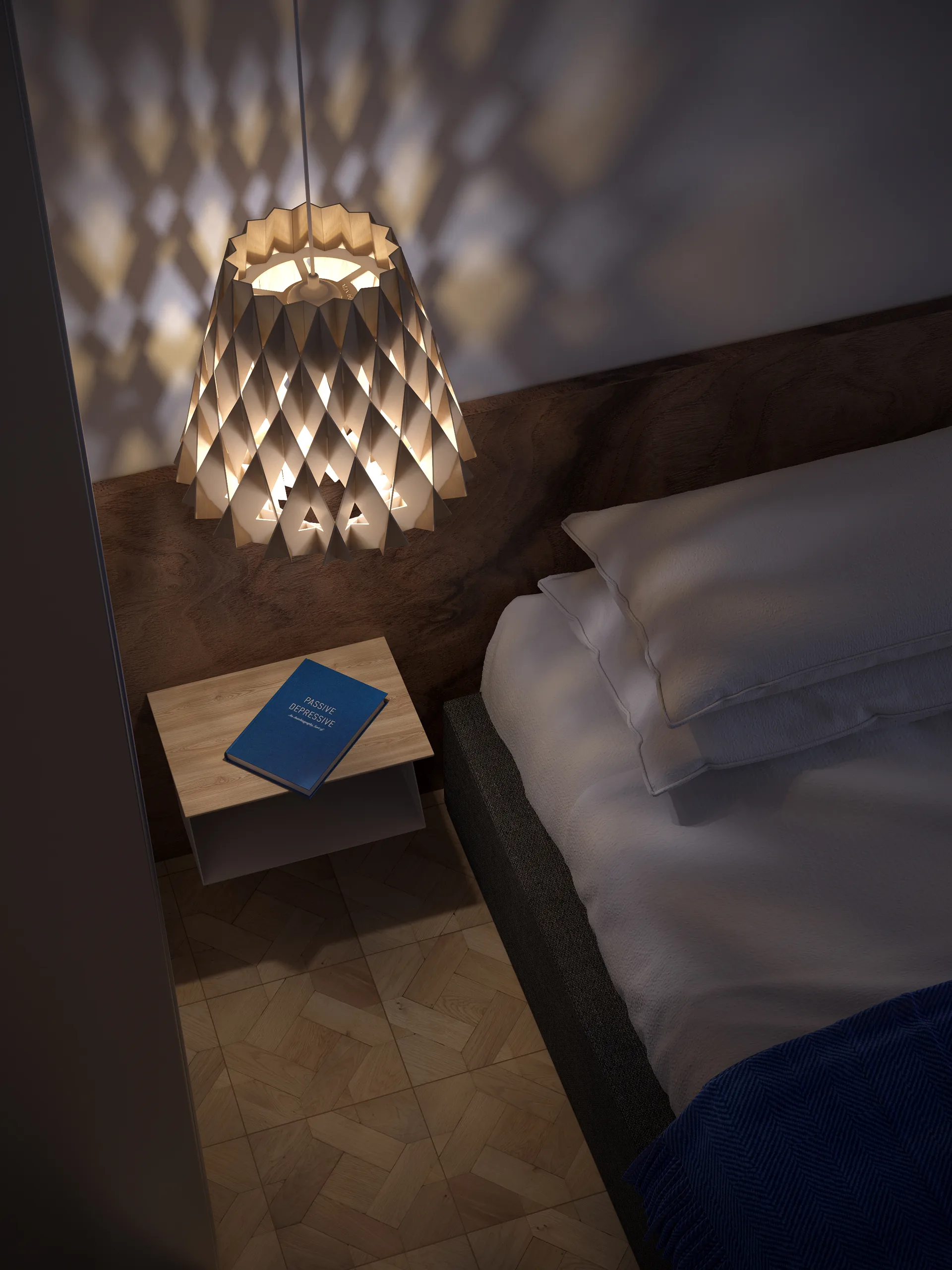 Lámpara colgante Pilke Signature Ø36 cm, Abedul Pilke