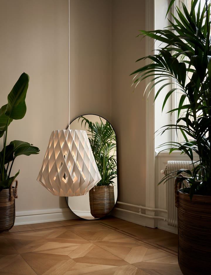 Lámpara colgante Pilke Signature Ø50 cm, blanco Pilke