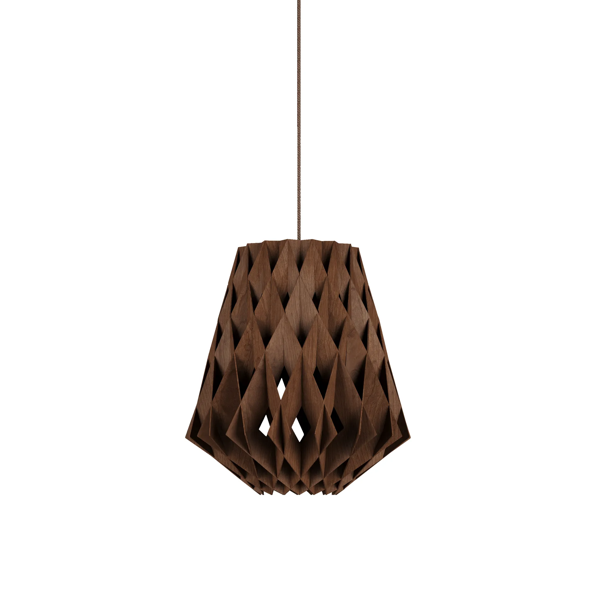 Lámpara colgante Pilke Signature Ø50 cm, Marrón Pilke