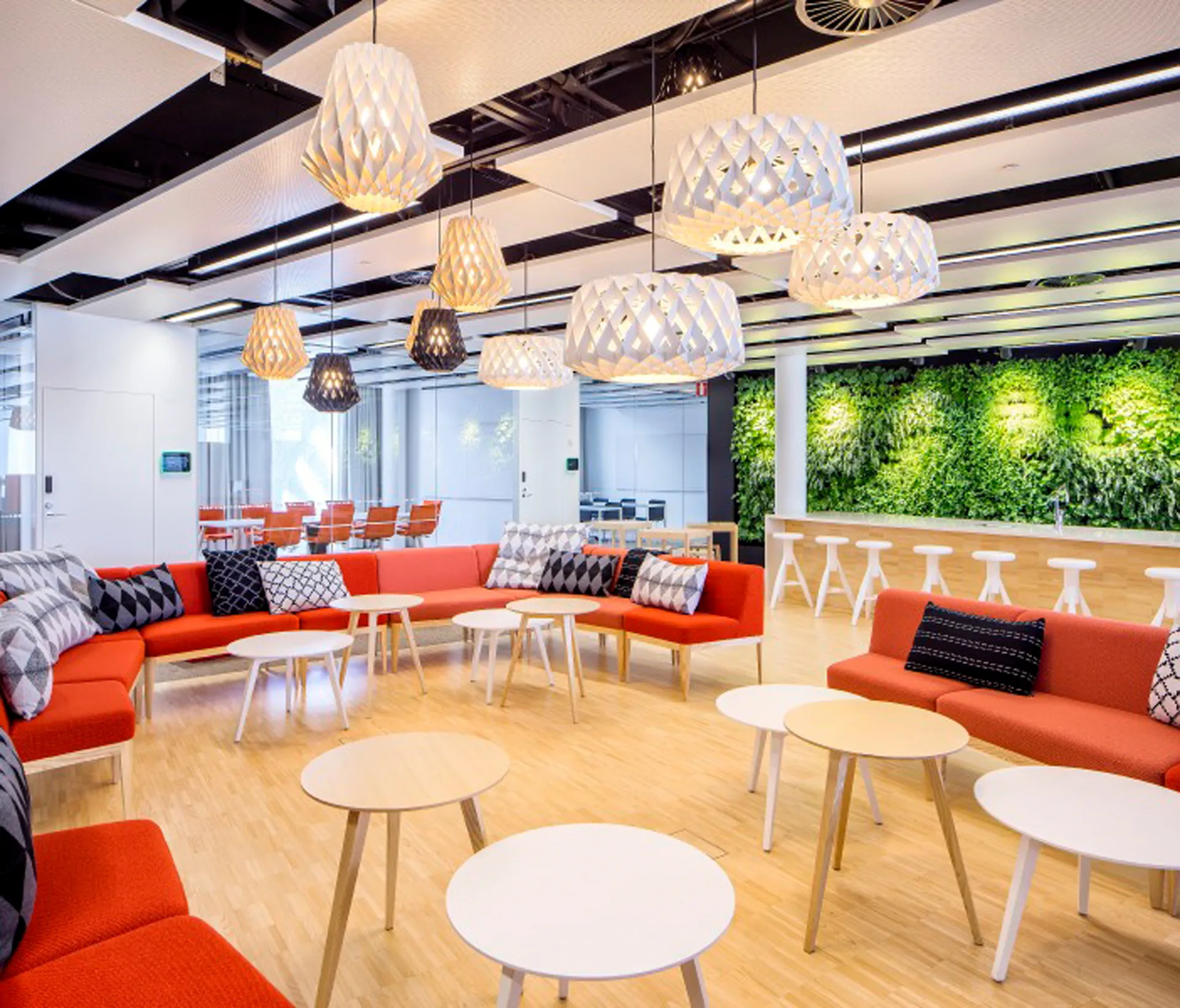 Lámpara colgante Pilke Signature Ø60 cm, blanco Pilke