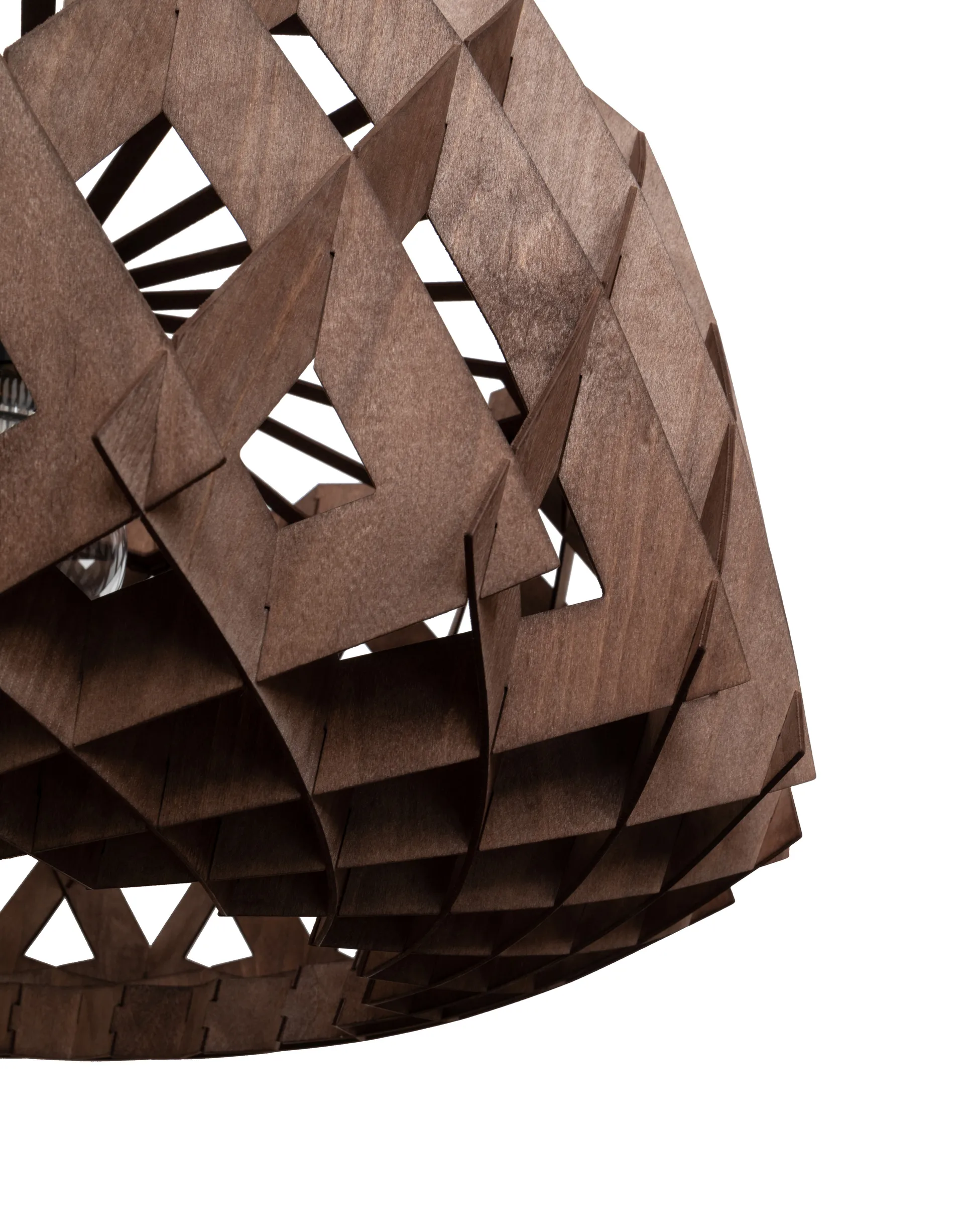 Lámpara colgante Pilke Signature Ø60 cm, Marrón Pilke