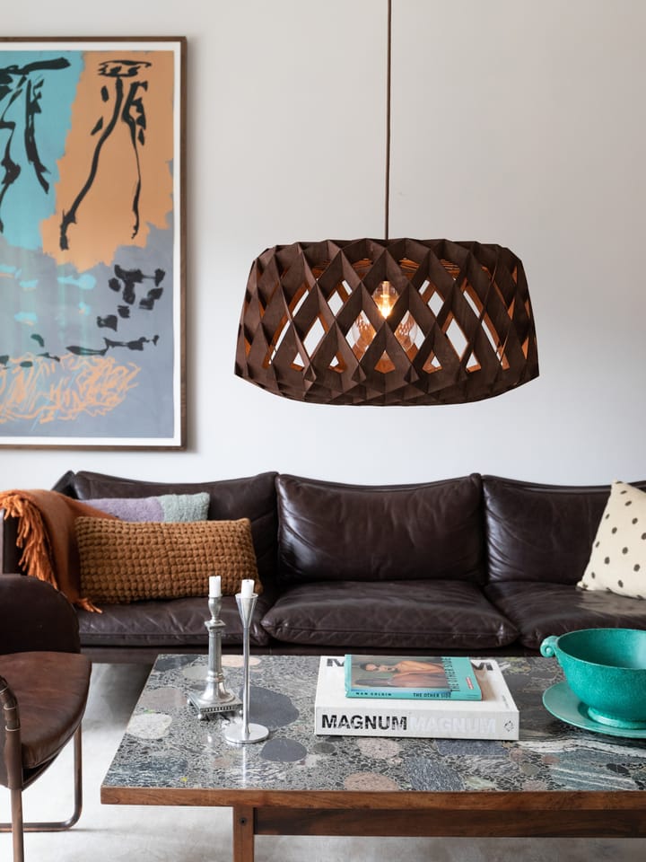 Lámpara colgante Pilke Signature Ø60 cm, Marrón Pilke