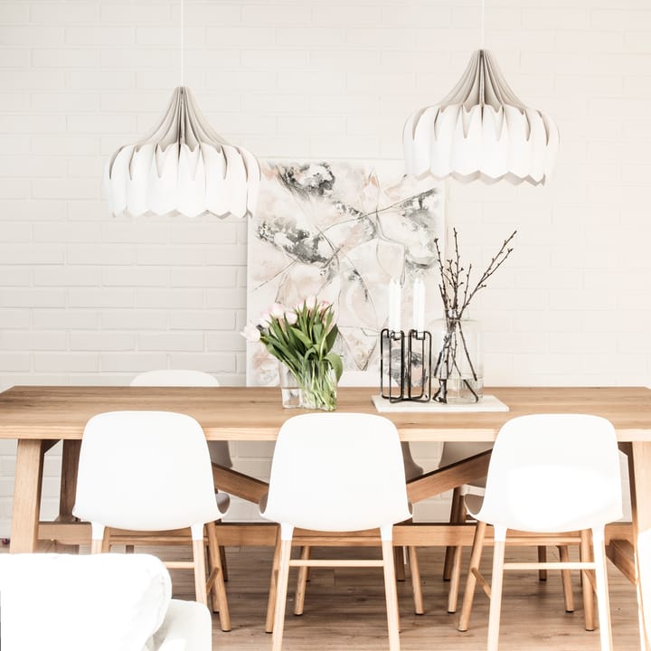 Lámpara colgante Pioni L Ø52 cm, blanco Pilke