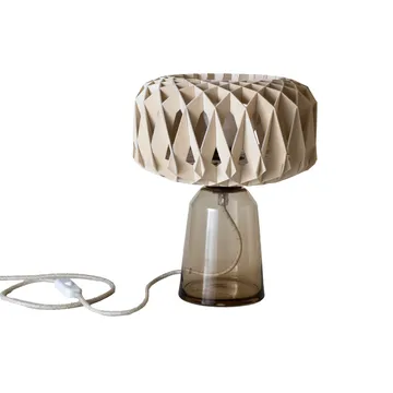 Lámpara de mesa Signature 25 - Amber-abedul, Ø28×34 cm - Pilke