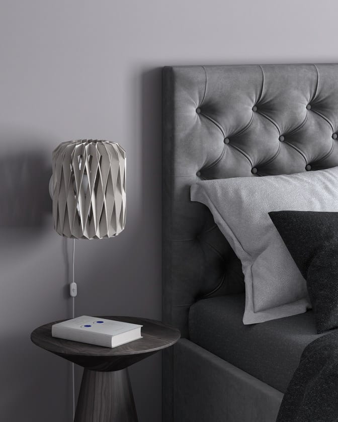 Lámpara de pared Pilke Signature Ø18 cm, blanco Pilke